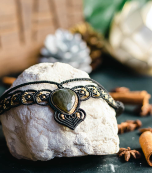 Collier Ras le cou - Labradorite