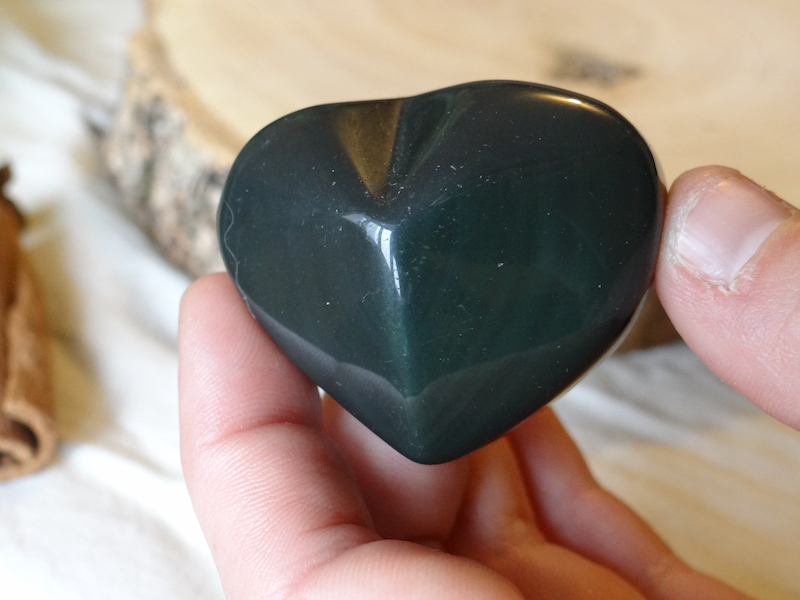 Cœur Obsidienne Oeil Céleste - Pérou – Image 3