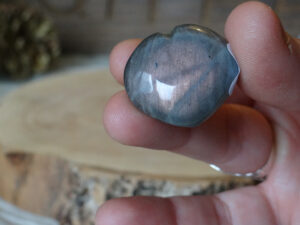 Mini coeur de Labradorite - Madagascar