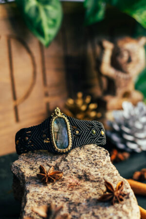 Bracelet Manchette - Labradorite